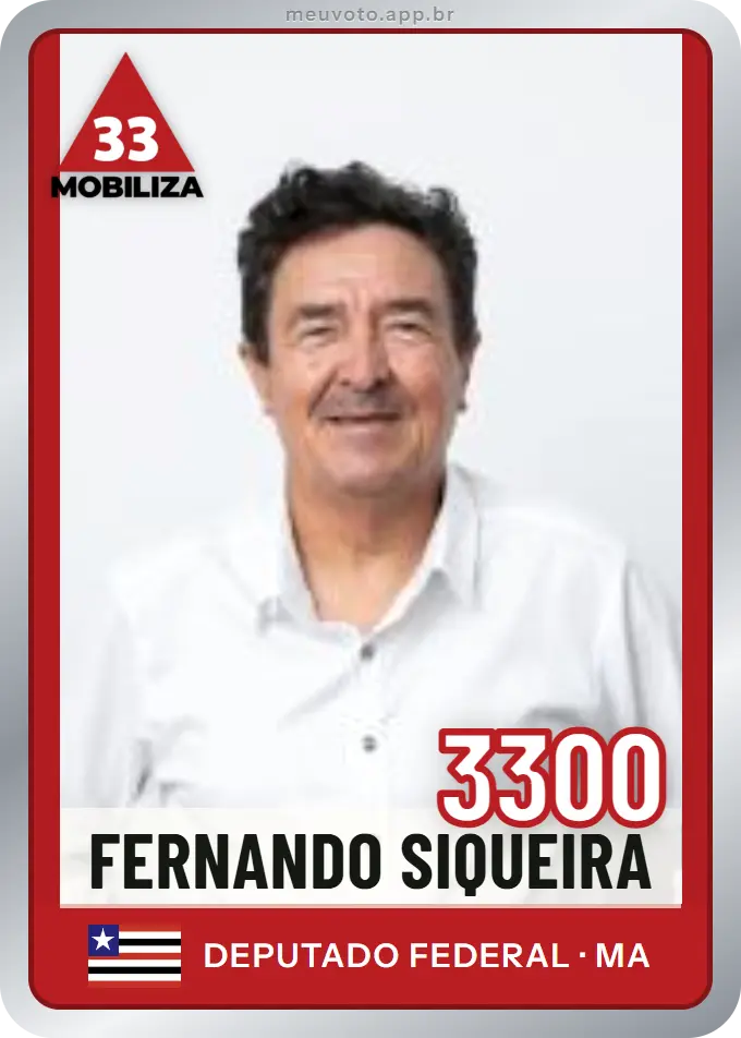 Carta de Fernando Siqueira, número 3300, Mobiliza