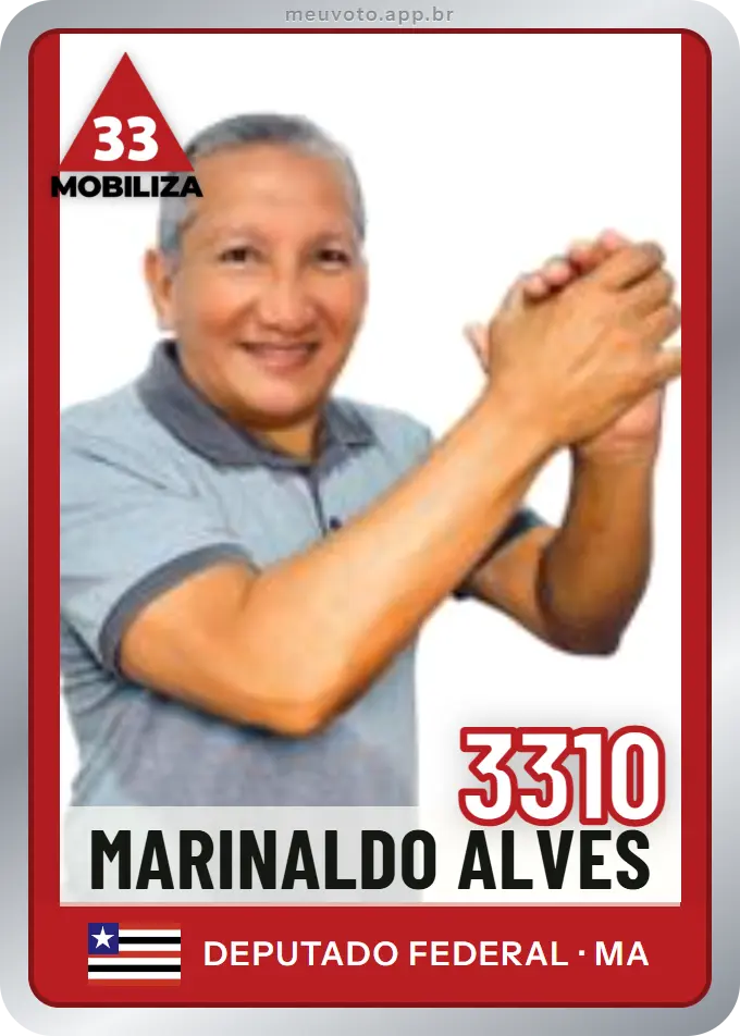 Carta de Marinaldo Alves, número 3310, Mobiliza