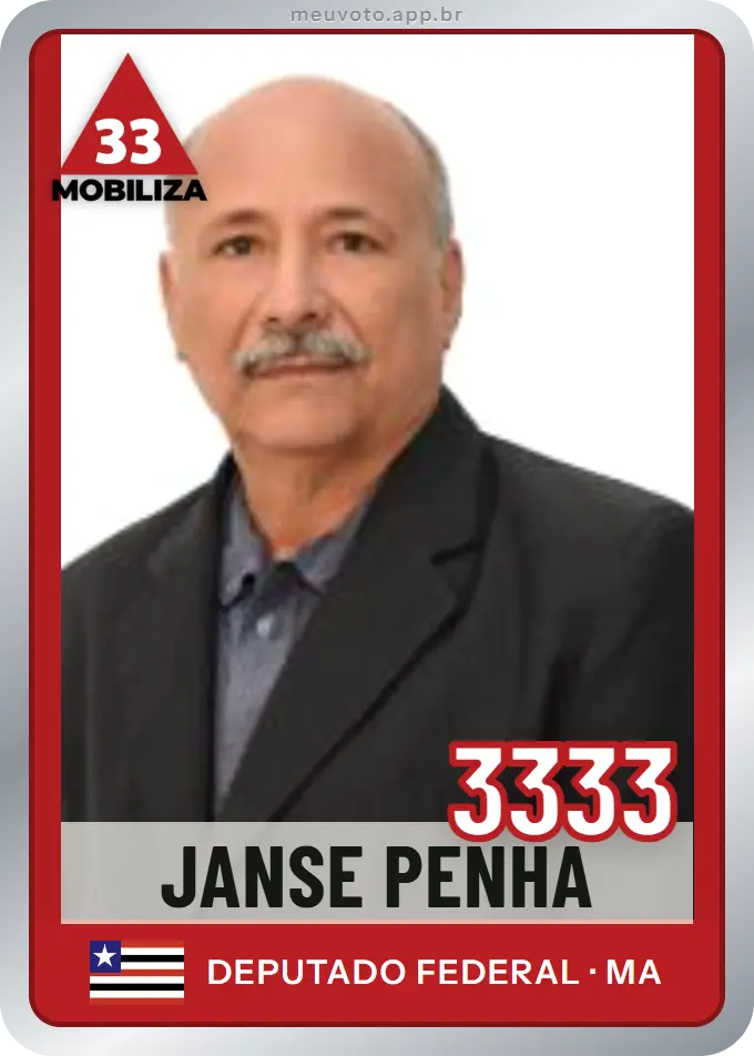 Carta de Janse Penha, número 3333, Mobiliza