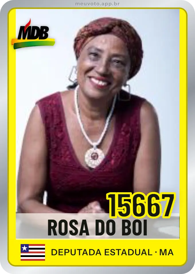 Carta de Rosa do Boi, número 15667, MDB