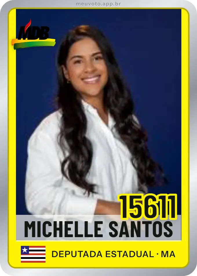 Carta de Michelle Santos, número 15611, MDB