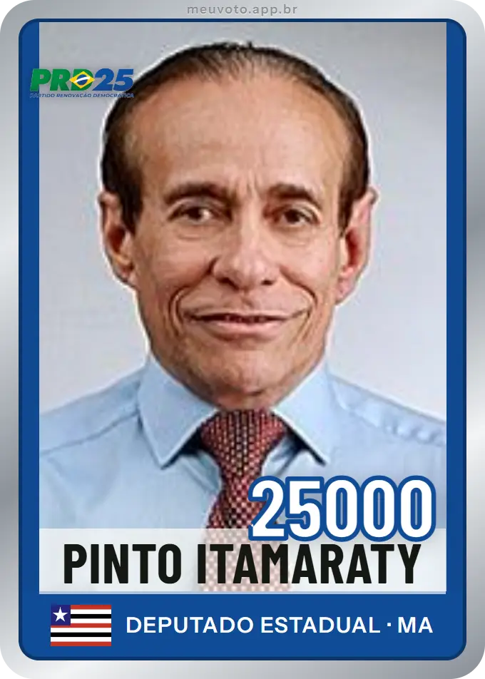 Carta de Pinto Itamaraty, número 25000, PRD
