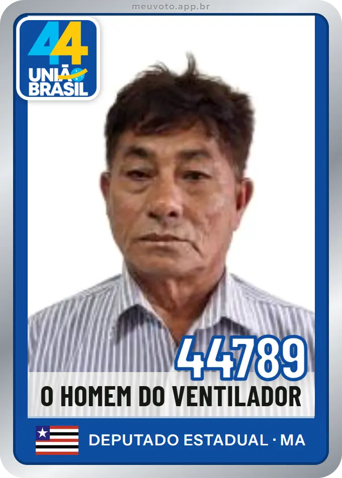 Carta de O Homem do Ventilador, número 44789, União