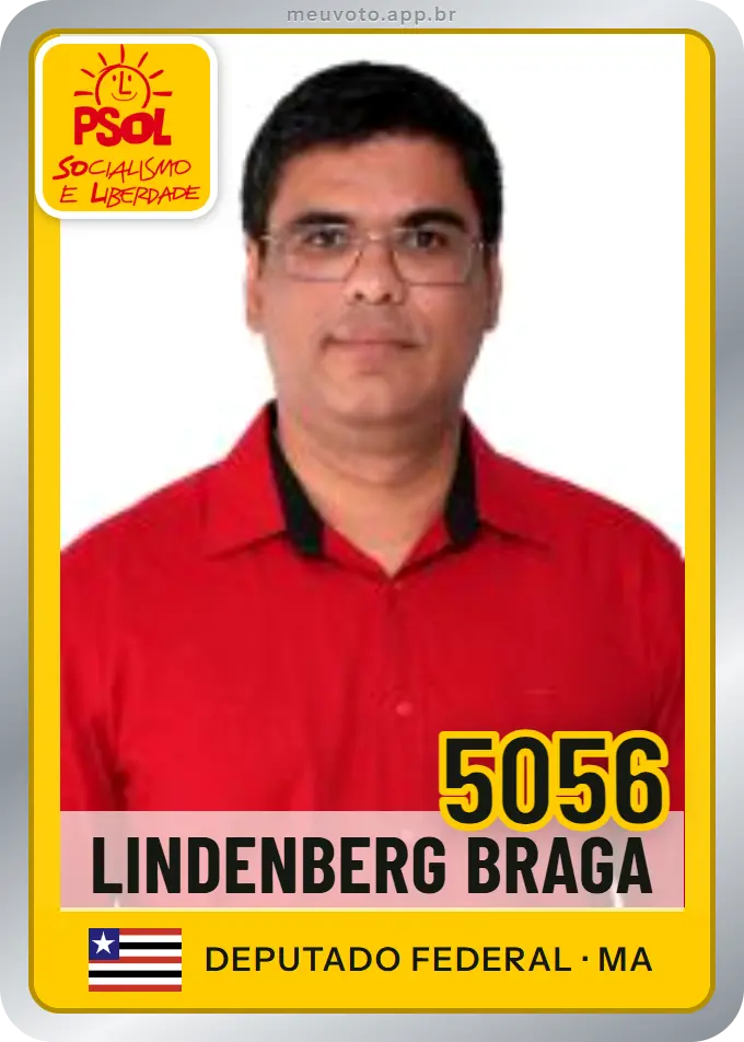 Carta de Lindenberg Braga, número 5056, PSOL