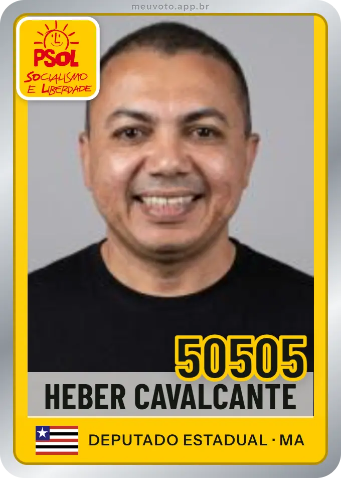 Carta de Heber Cavalcante, número 50505, PSOL