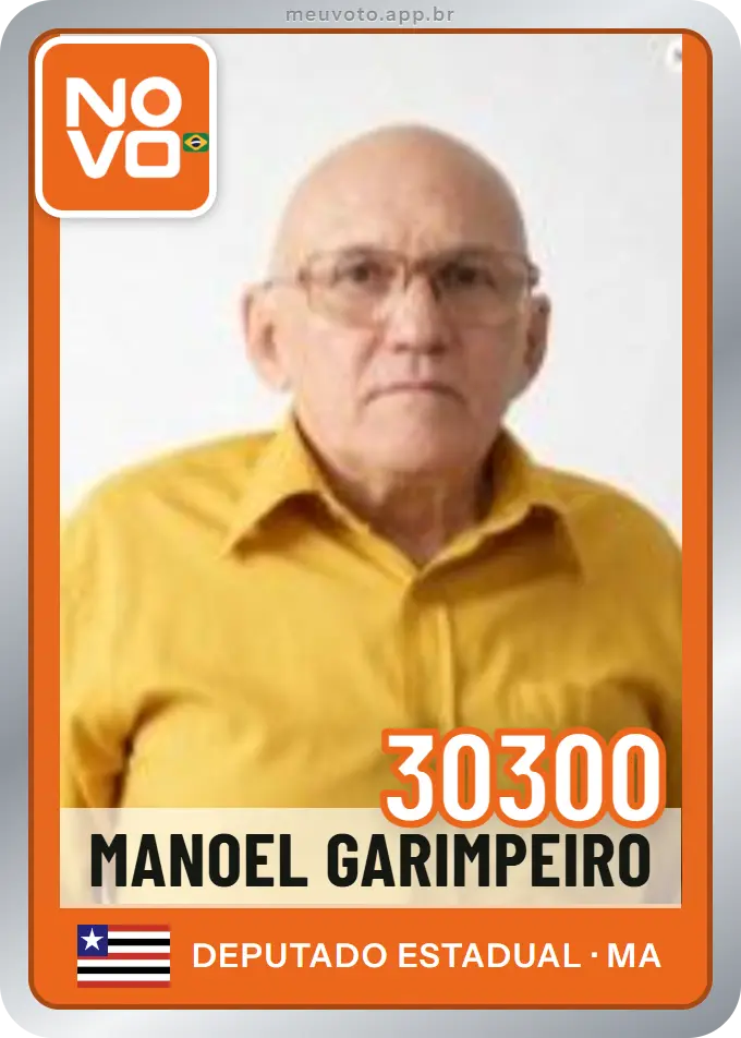 Carta de Manoel Garimpeiro, número 30300, Novo
