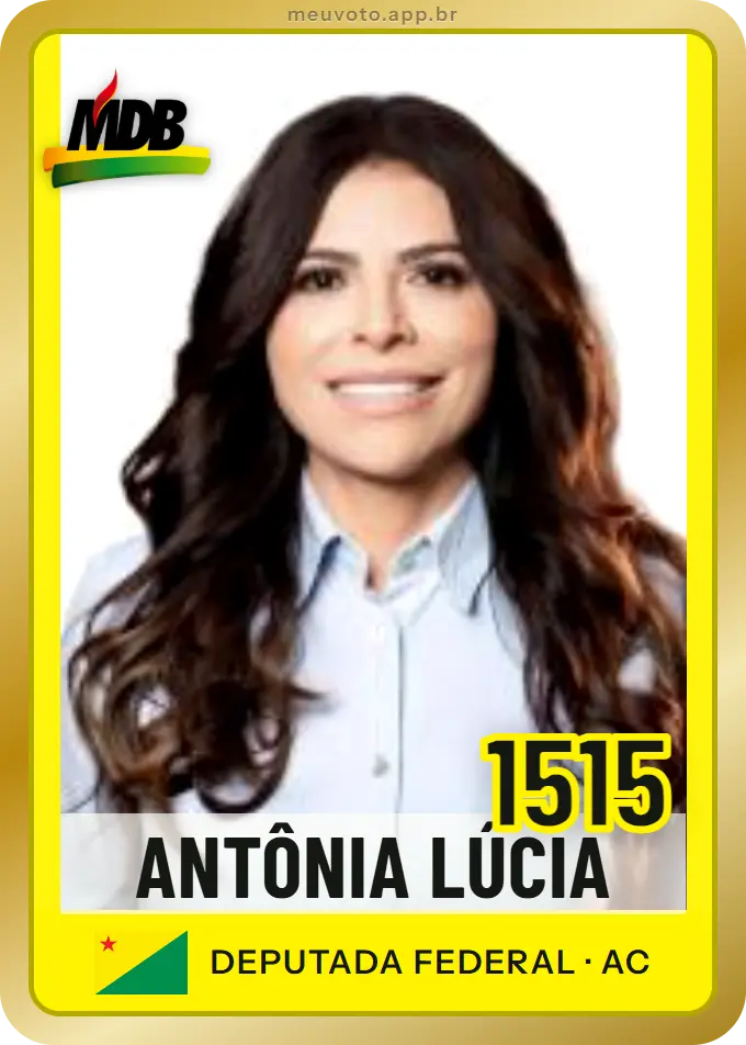 Carta de Antônia Lúcia, número 1515, MDB
