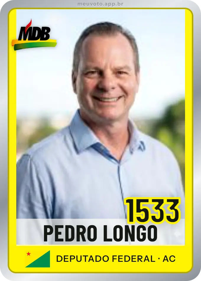 Carta de Pedro Longo, número 1533, MDB