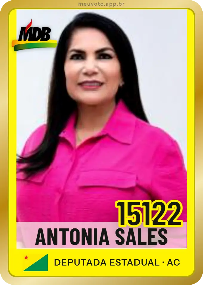 Carta de Antonia Sales, número 15122, MDB