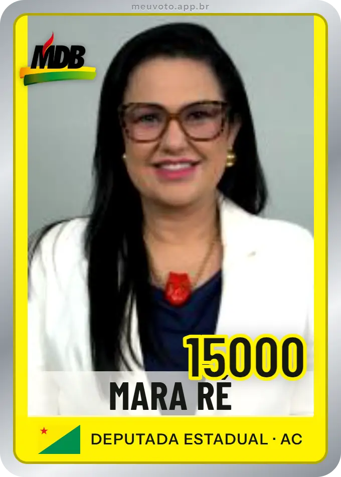Carta de Mara Ré, número 15000, MDB