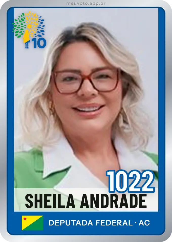 Carta de Sheila Andrade, número 1022, Republicanos