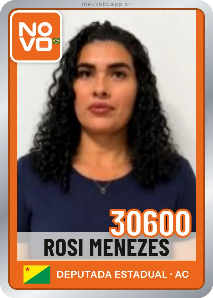 Carta de Rosi Menezes, número 30600, Novo