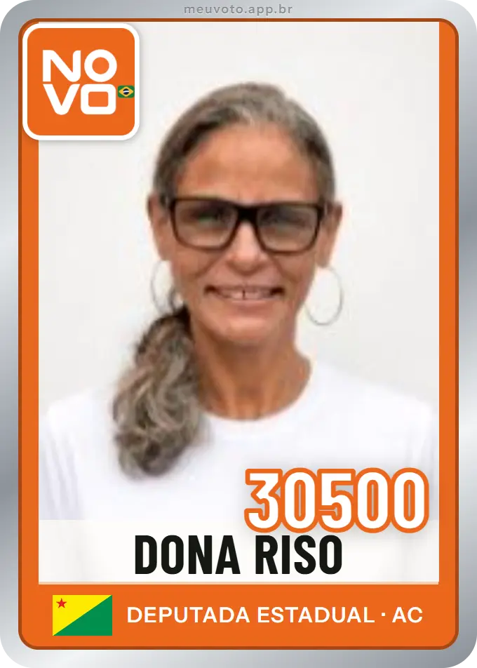 Carta de Dona Riso, número 30500, Novo
