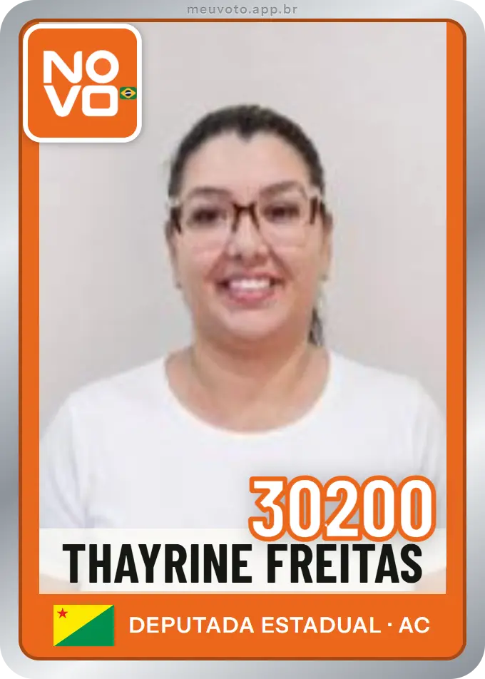 Carta de Thayrine Freitas, número 30200, Novo