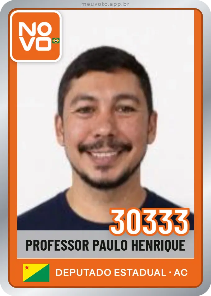 Carta de Professor Paulo Henrique, número 30333, Novo