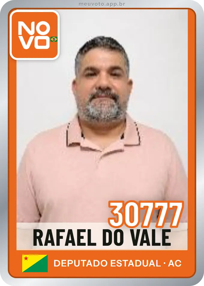 Carta de Rafael do Vale, número 30777, Novo