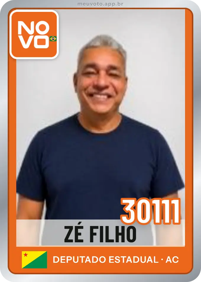 Carta de Zé Filho, número 30111, Novo