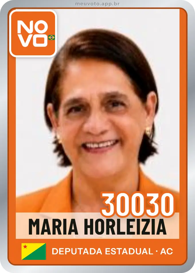Carta de Maria Horleizia, número 30030, Novo