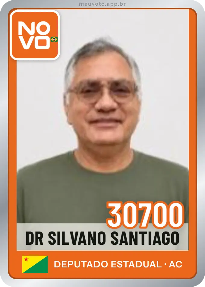 Carta de Dr Silvano Santiago, número 30700, Novo