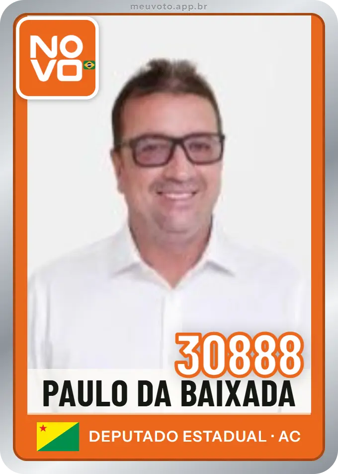 Carta de Paulo da Baixada, número 30888, Novo