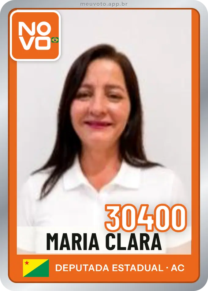 Carta de Maria Clara, número 30400, Novo