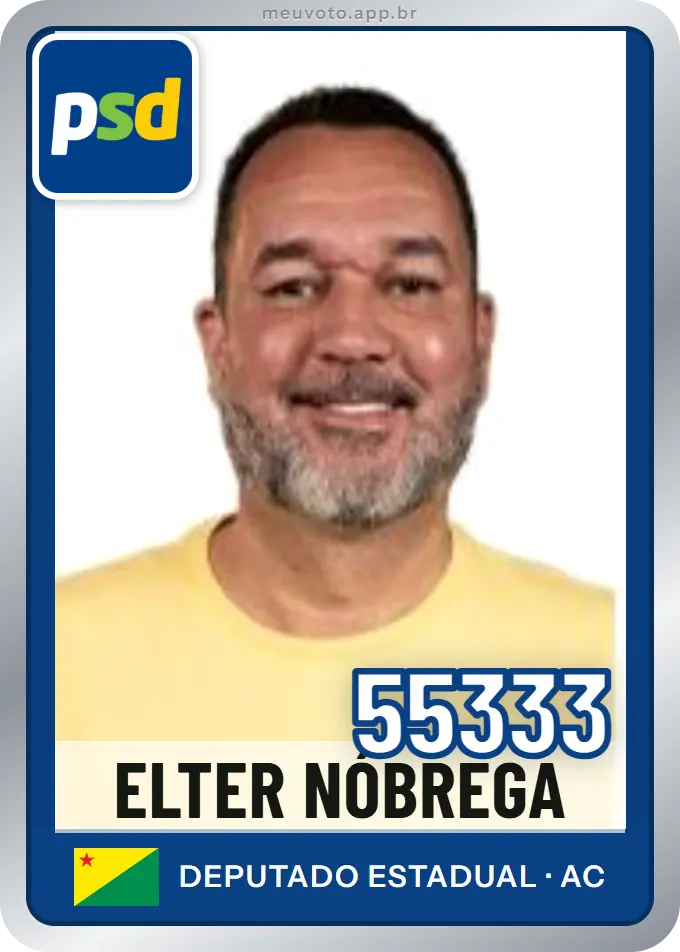 Carta de Elter Nóbrega, número 55333, PSD