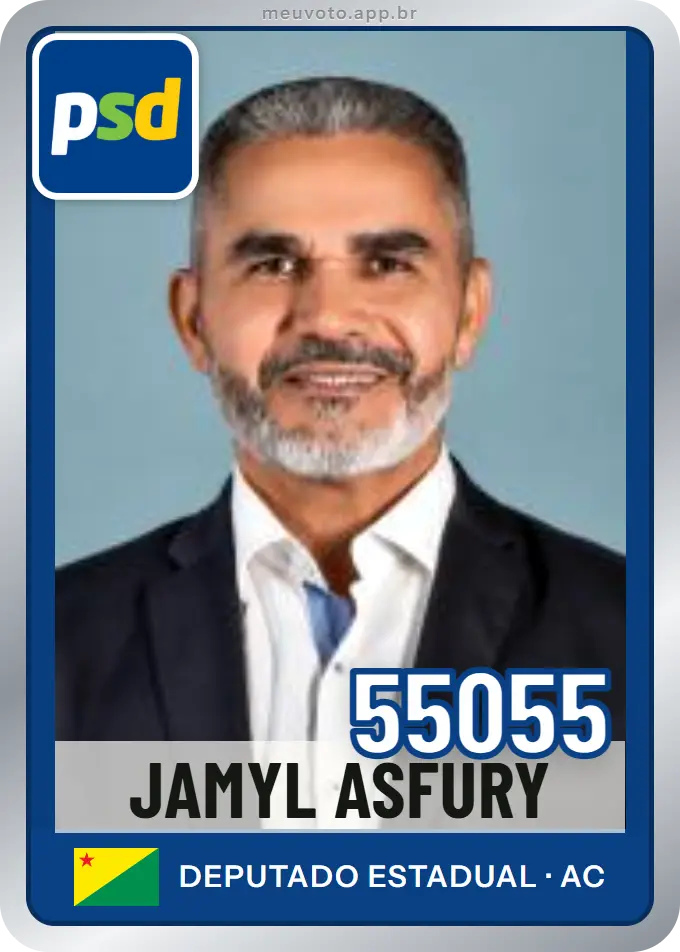 Carta de Jamyl Asfury, número 55055, PSD