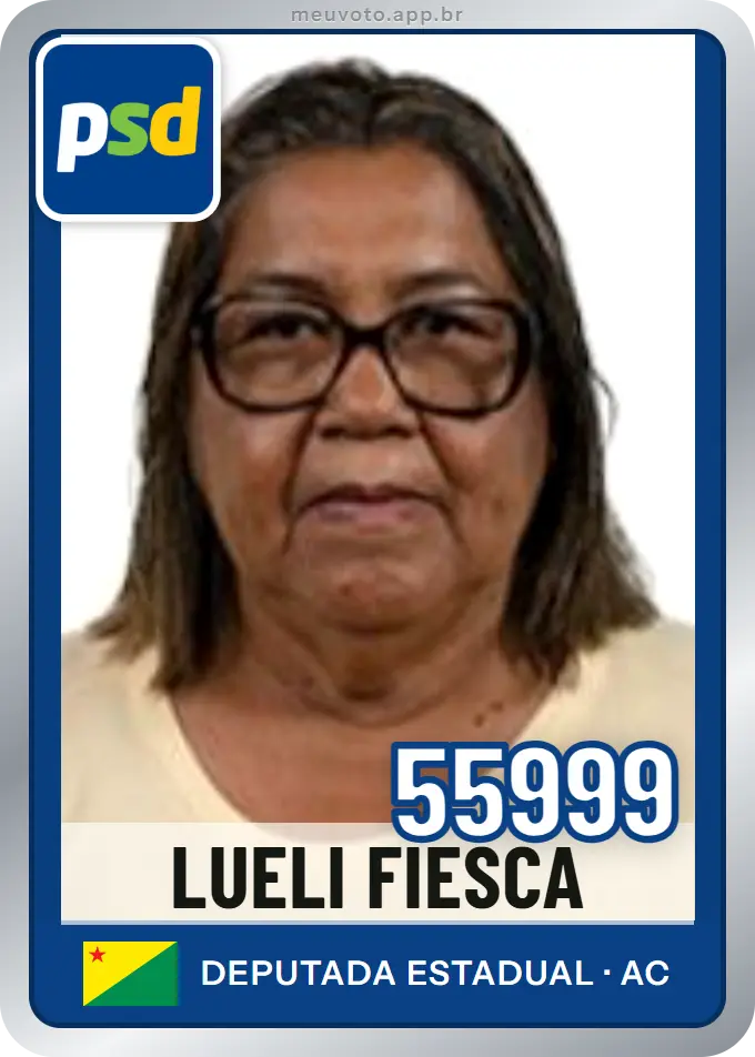 Carta de Lueli Fiesca, número 55999, PSD
