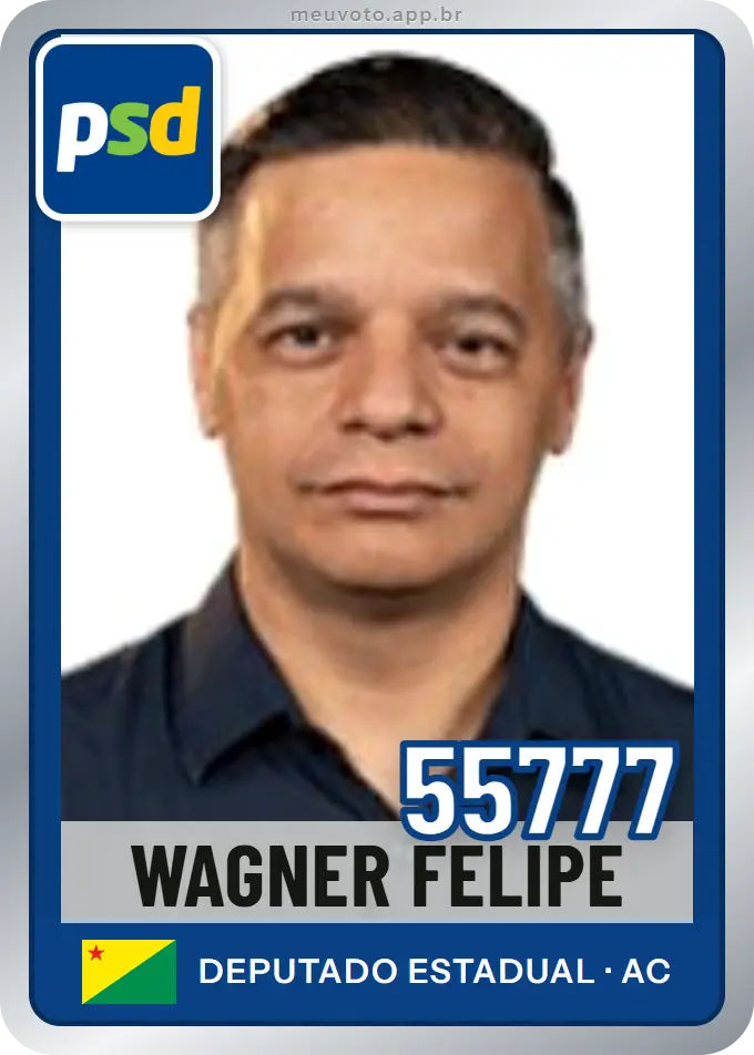 Carta de Wagner Felipe, número 55777, PSD