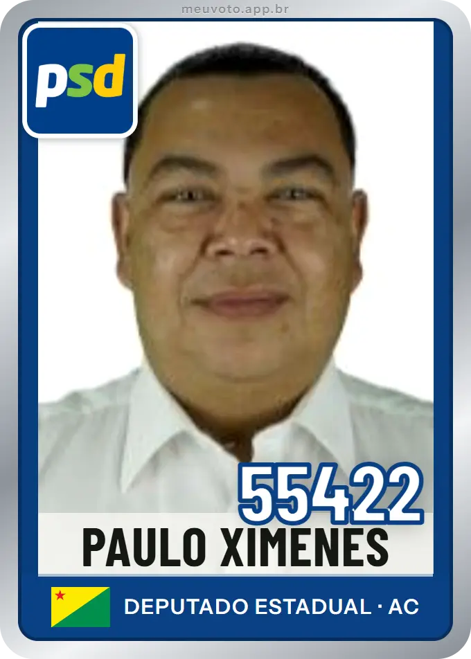 Carta de Paulo Ximenes, número 55422, PSD
