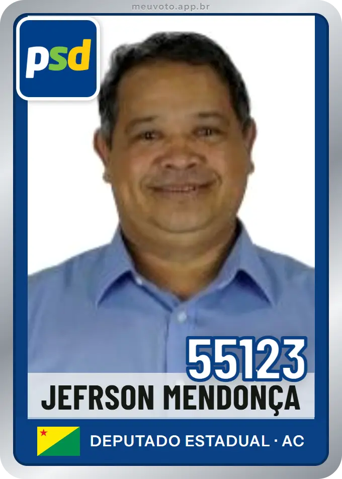 Carta de Jefrson Mendonça, número 55123, PSD