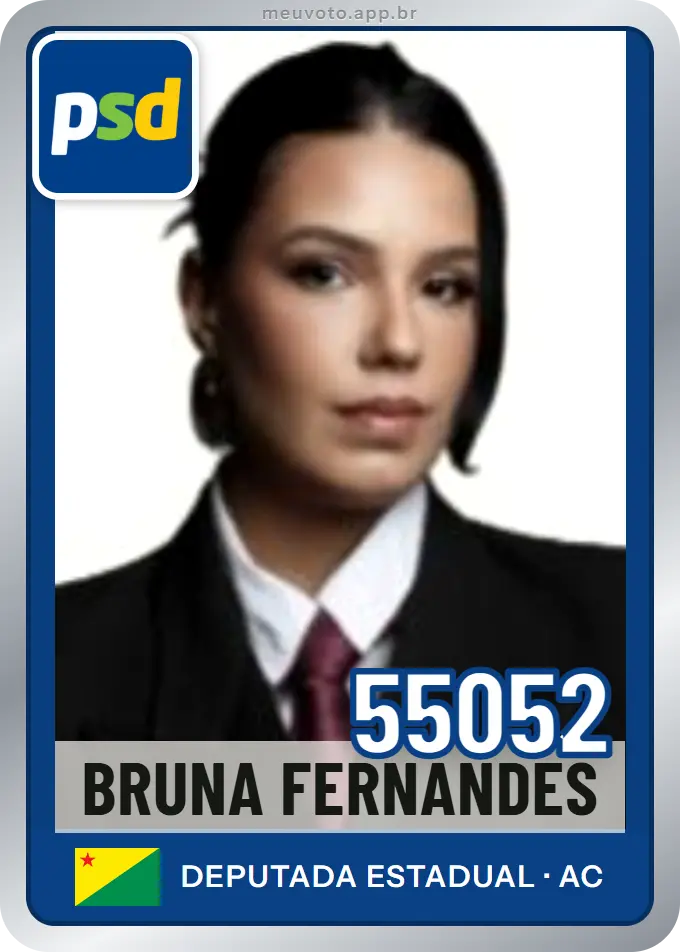 Carta de Bruna Fernandes, número 55052, PSD