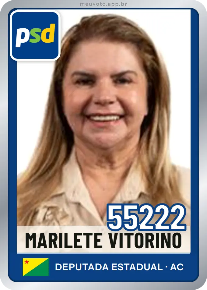 Carta de Marilete Vitorino, número 55222, PSD
