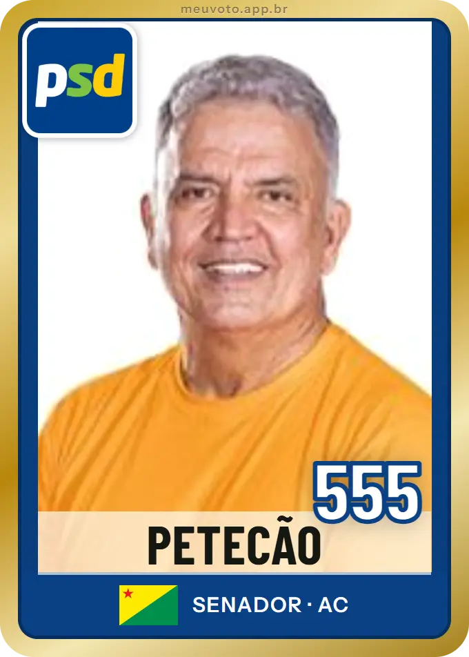 Carta de Petecão, número 555, PSD