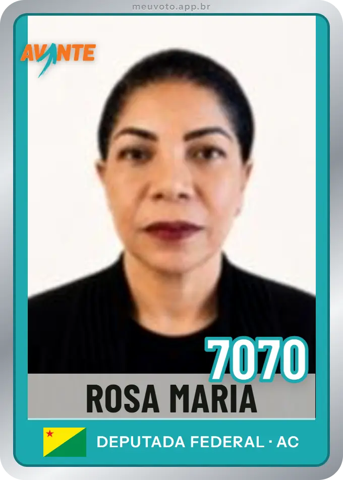 Carta de Rosa Maria, número 7070, Avante