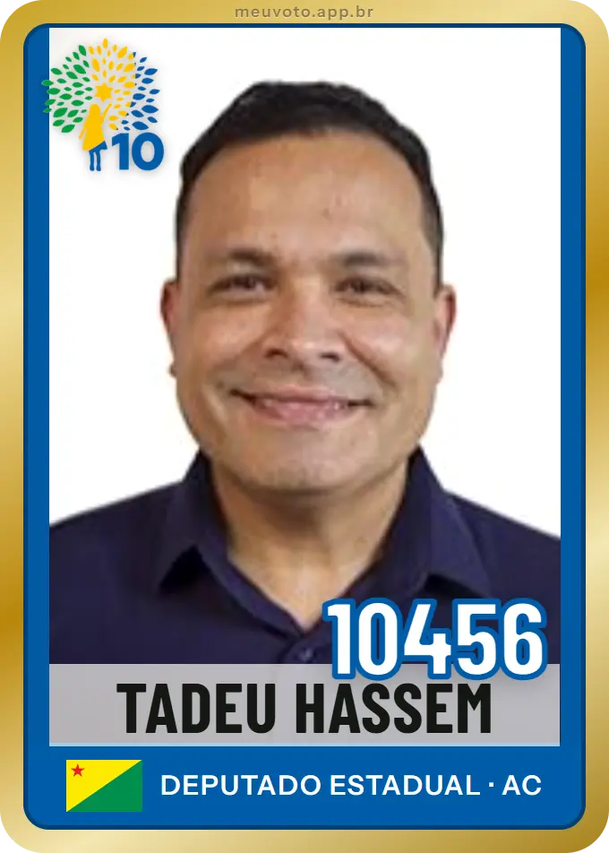 Carta de Tadeu Hassem, número 10456, Republicanos