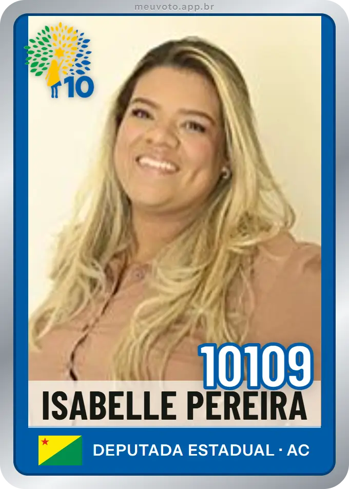Carta de Isabelle Pereira, número 10109, Republicanos