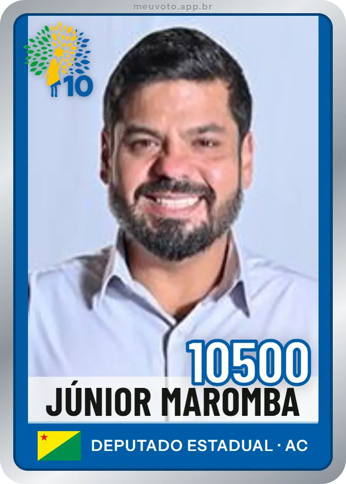 Carta de Júnior Maromba, número 10500, Republicanos