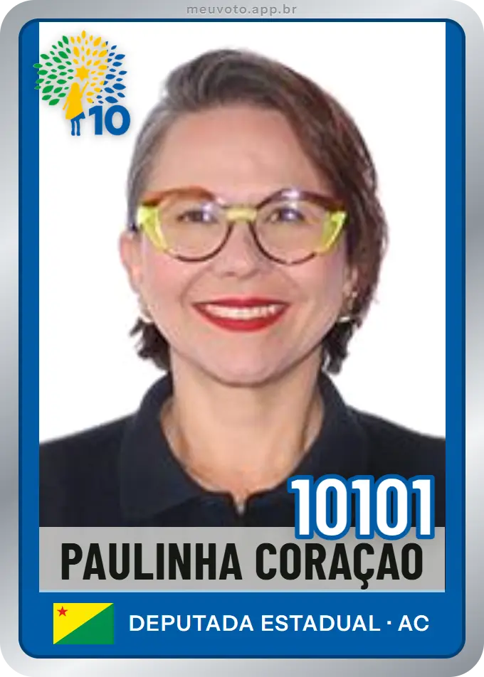 Carta de Paulinha Coração, número 10101, Republicanos