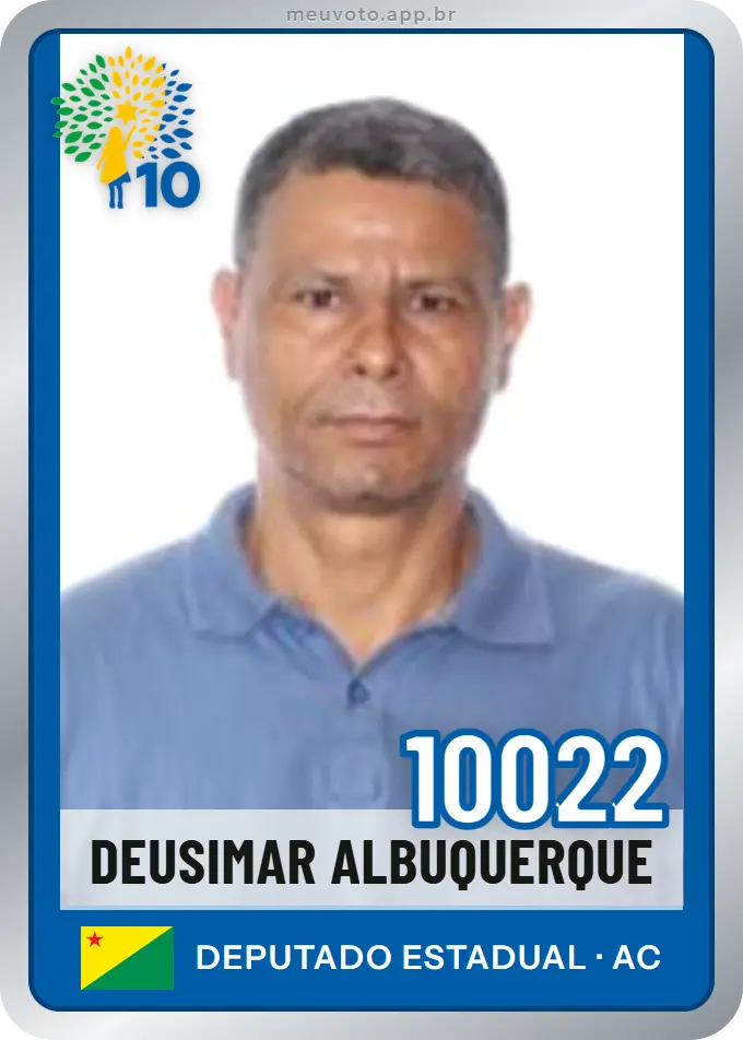 Carta de Deusimar Albuquerque, número 10022, Republicanos