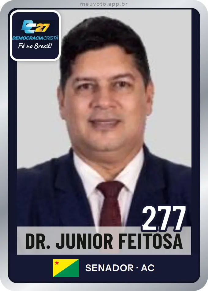 Carta de Dr. Junior Feitosa, número 277, DC