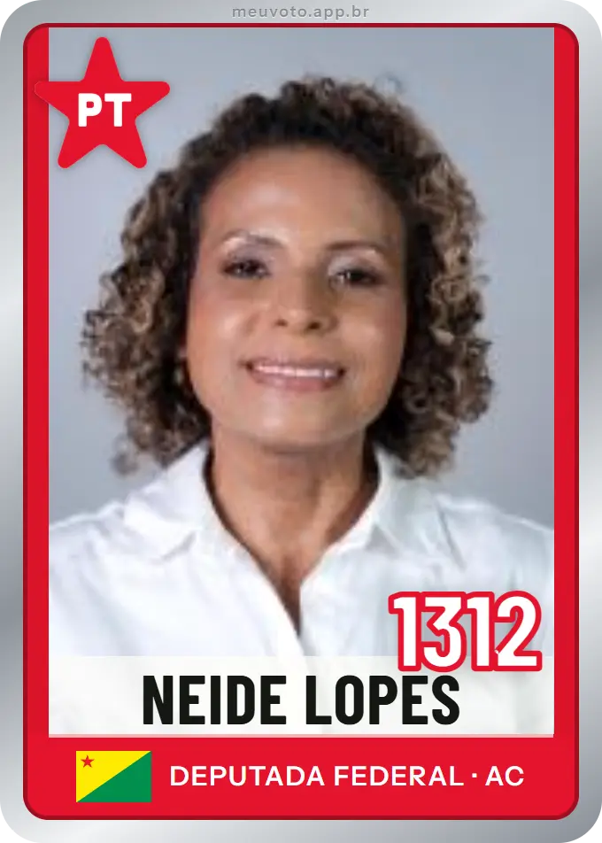 Carta de Neide Lopes, número 1312, PT