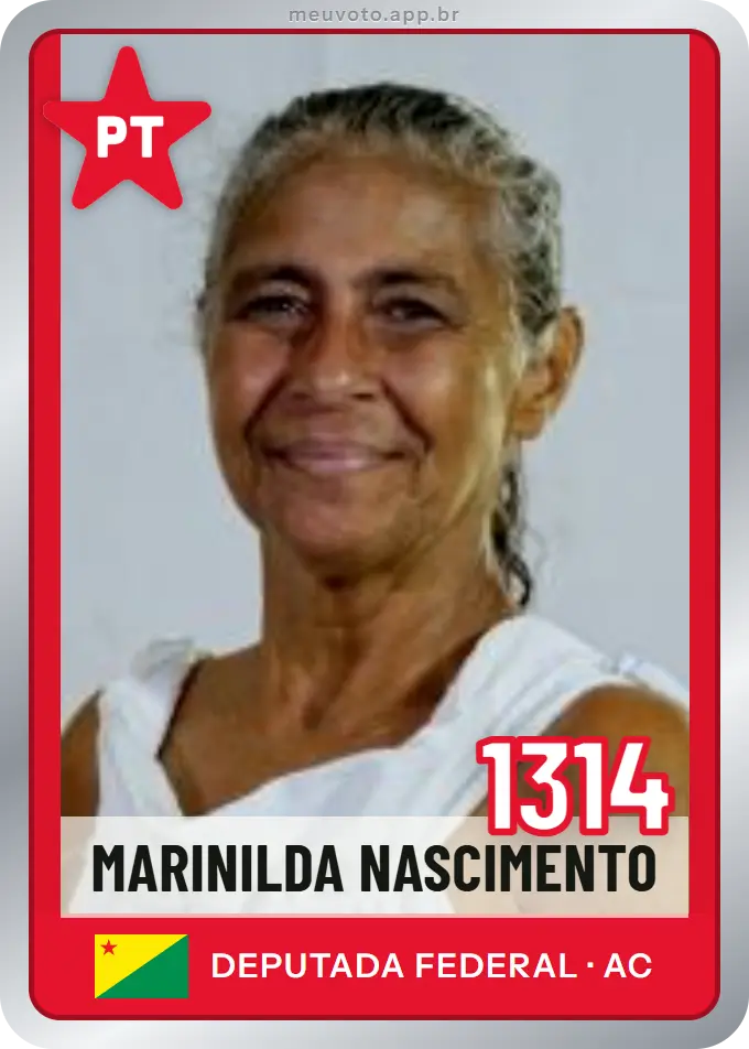 Carta de Marinilda Nascimento, número 1314, PT