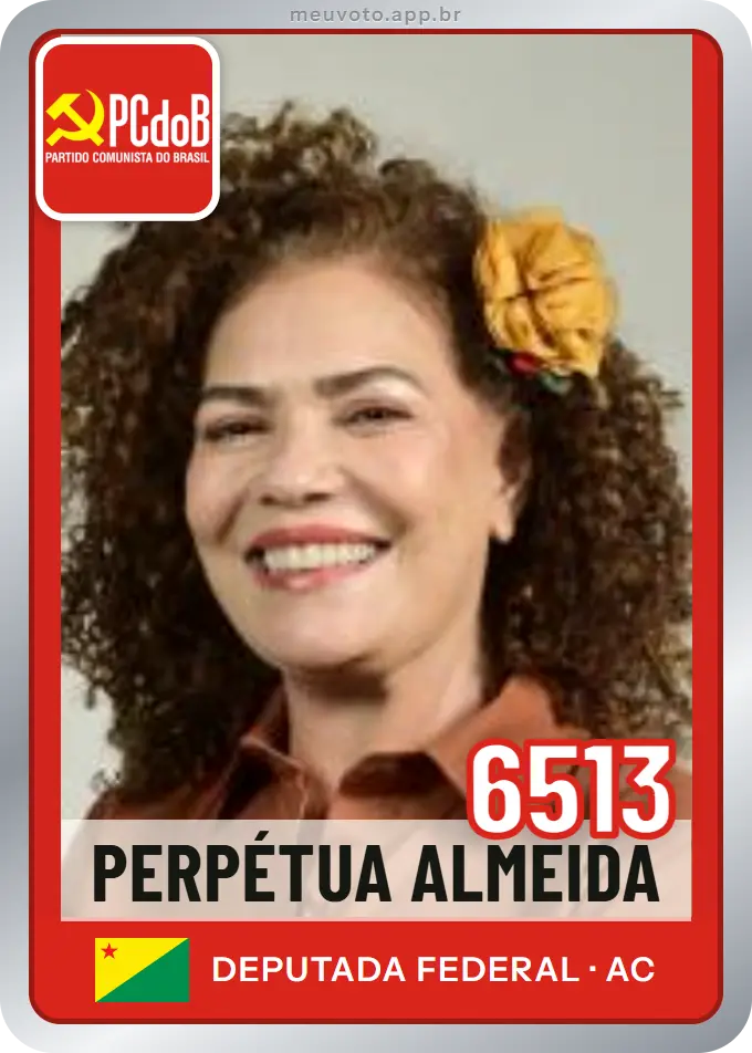 Carta de Perpétua Almeida, número 6513, PCdoB