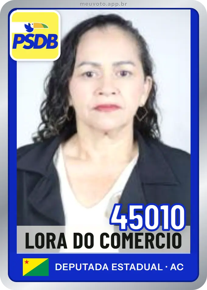 Carta de Lora do Comércio, número 45010, PSDB