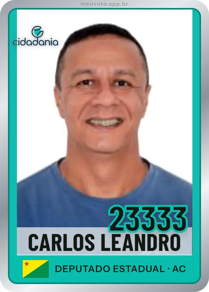 Carta de Carlos Leandro, número 23333, Cidadania