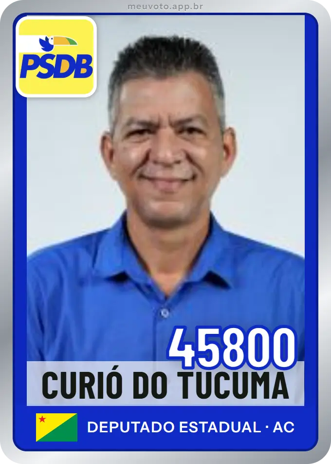 Carta de Curió do Tucumã, número 45800, PSDB