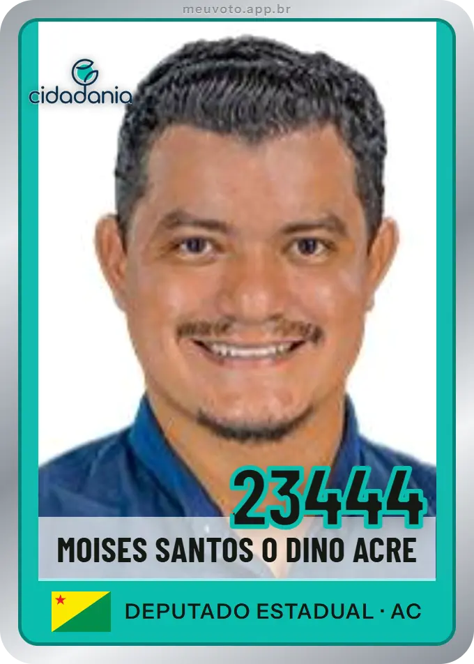 Carta de Moises Santos O Dino Acre, número 23444, Cidadania