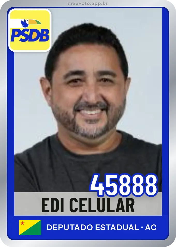 Carta de Edi Celular, número 45888, PSDB