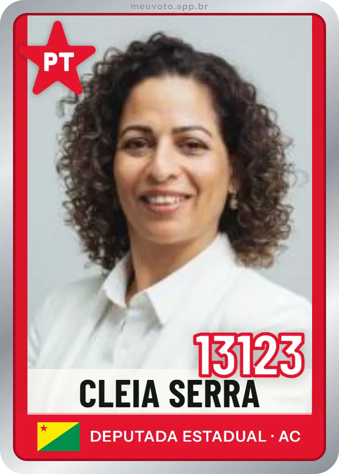 Carta de Cleia Serra, número 13123, PT